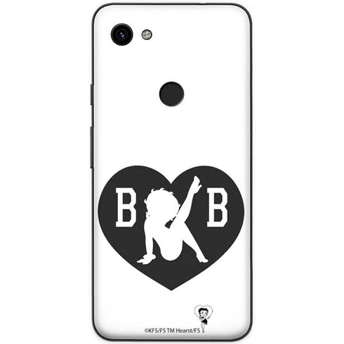 Betty Boop BW Google Pixel 3a XL Skin